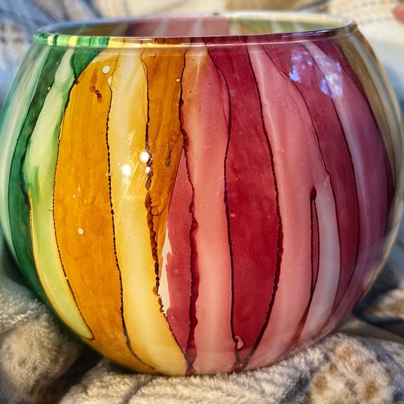 Vidi Other - Colorful Vidi Italian made Glass Art Vase
